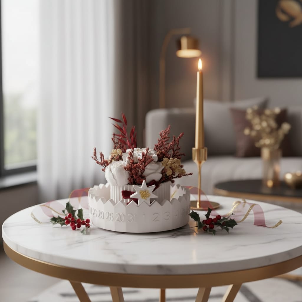 446c8bc5-1dbd-43e7-a845-570a3ddf44aa Coroa de Advento com Estrela-Guia e Arranjo Inspira-te - Image 1